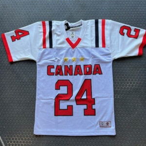 Football Canada 2024 White Tackle Jersey