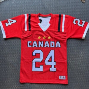 Football Canada 2024 Red Tackle, Mesh Jersey