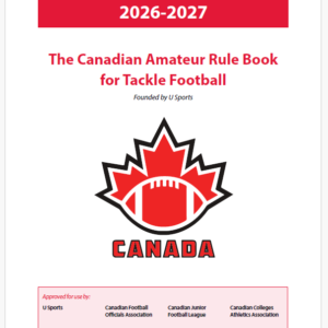Football Canada Amateur Tackle Rule Book 2026 Edition