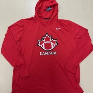 Football Canada Nike Pro Dri-Fit Training Hoodie (Red)